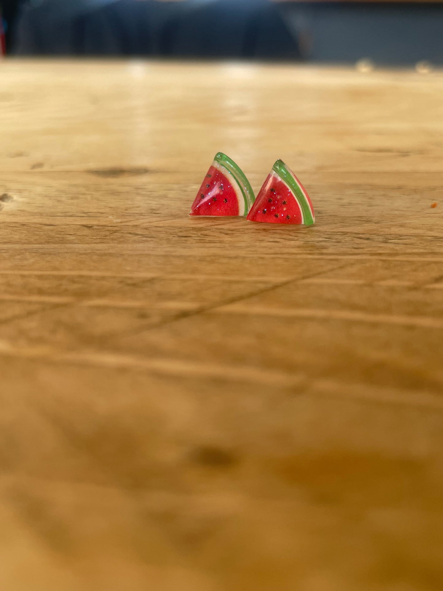 watermelon earrings in aid of Palestine
