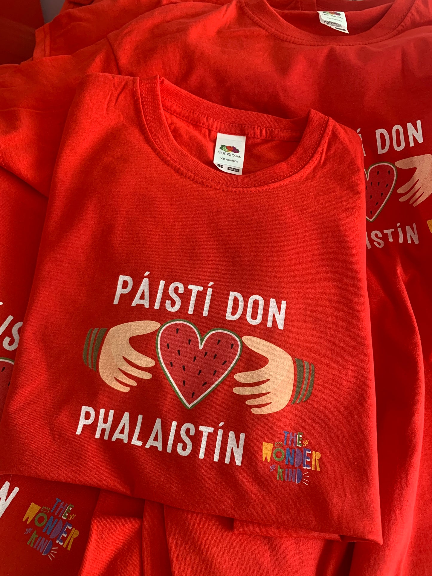 St. Patrick's Day Páistí don Phalaistín Kids T-Shirt – Support Palestine 🇮🇪🇵🇸