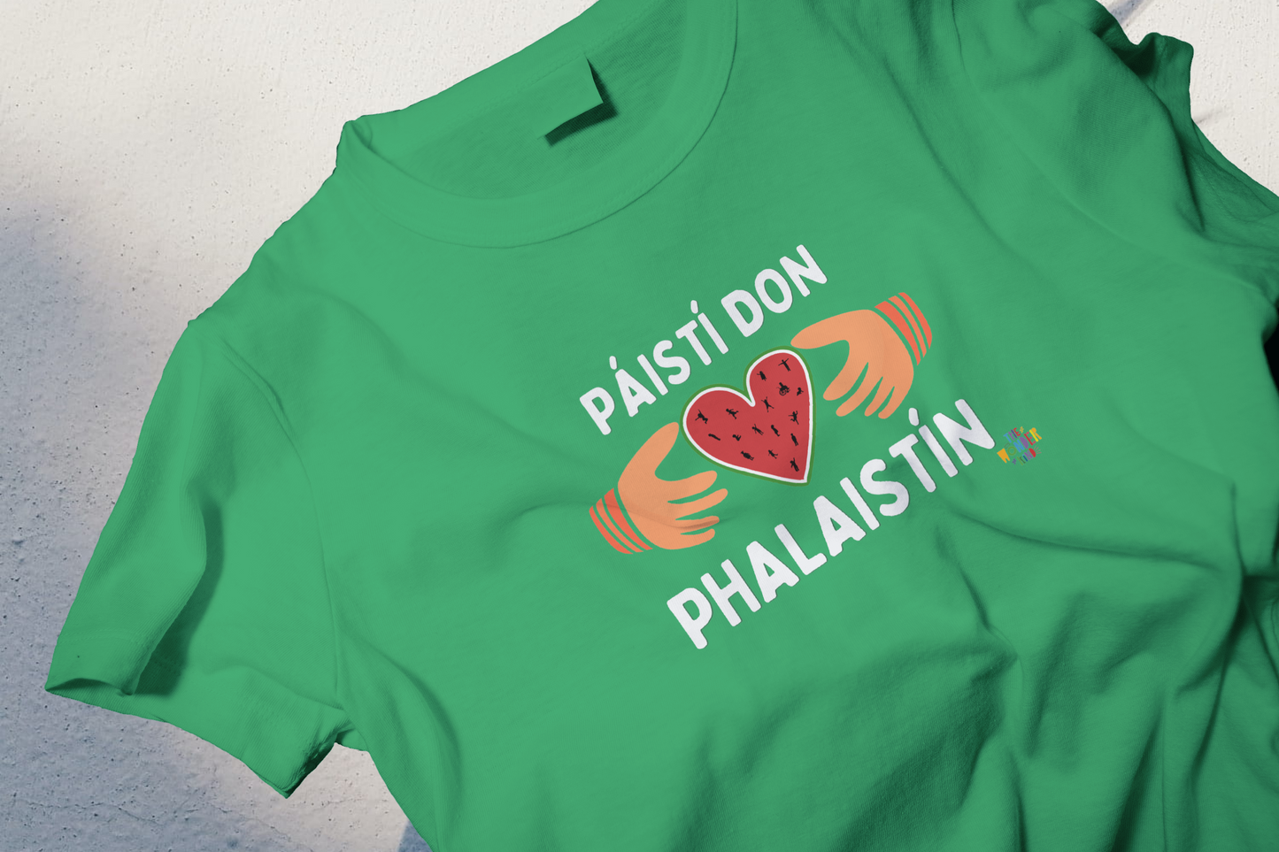 St. Patrick's Day Páistí don Phalaistín Kids T-Shirt – Support Palestine 🇮🇪🇵🇸